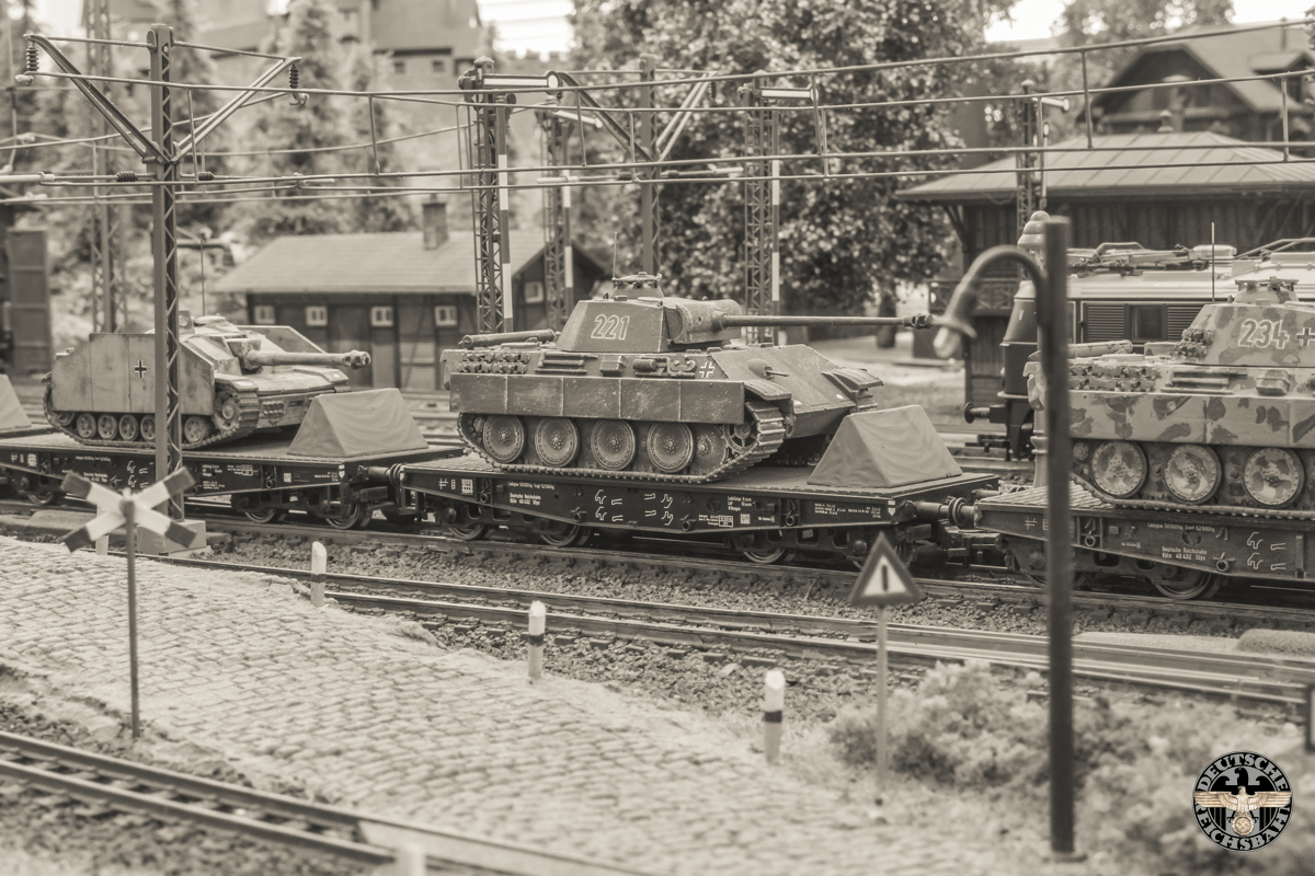 Stug III en twee Panthers...